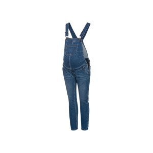 esmara® Dámske tehotenské nohavice na traky „Skinny fit“ (34, modrá)