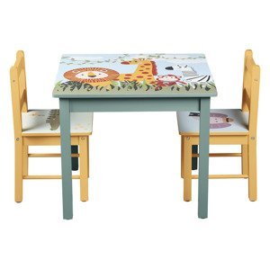 LIVARNO home Detský stôl s 2 stoličkami