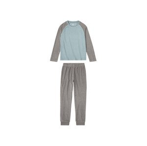 pepperts!® Chlapčenské pyžamo (158/164, modrá/sivá)