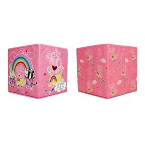 Úložný box, 2 kusy (ružová, Prasiatko Peppa)