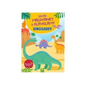 Detské hádanky a maľovanky (dinosaury)