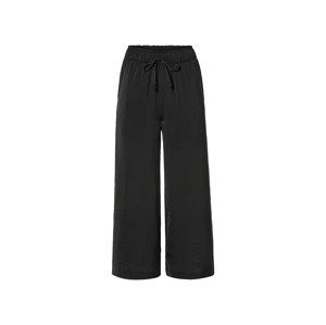 esmara® Dámske široké nohavice (42, čierna)