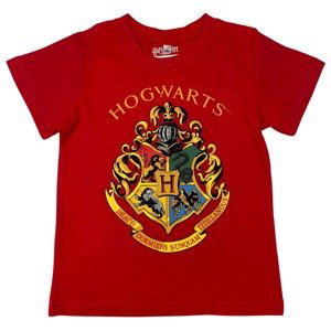 Setino Detské tričko - Harry Potter Hogwarts červené Veľkosť - deti: 128