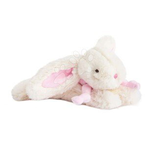 Plyšový zajačik Lapin Bonbon Doudou et Compagnie ružový 20 cm v darčekovom balení od 0 mes