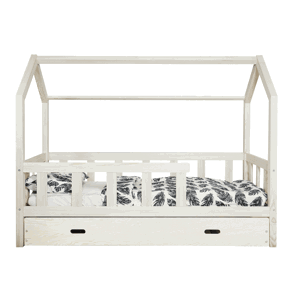 Masívna detská posteľ Domček + úložný box s prístelkou - rôzne rozmery Rozmer:: 180x80 cm